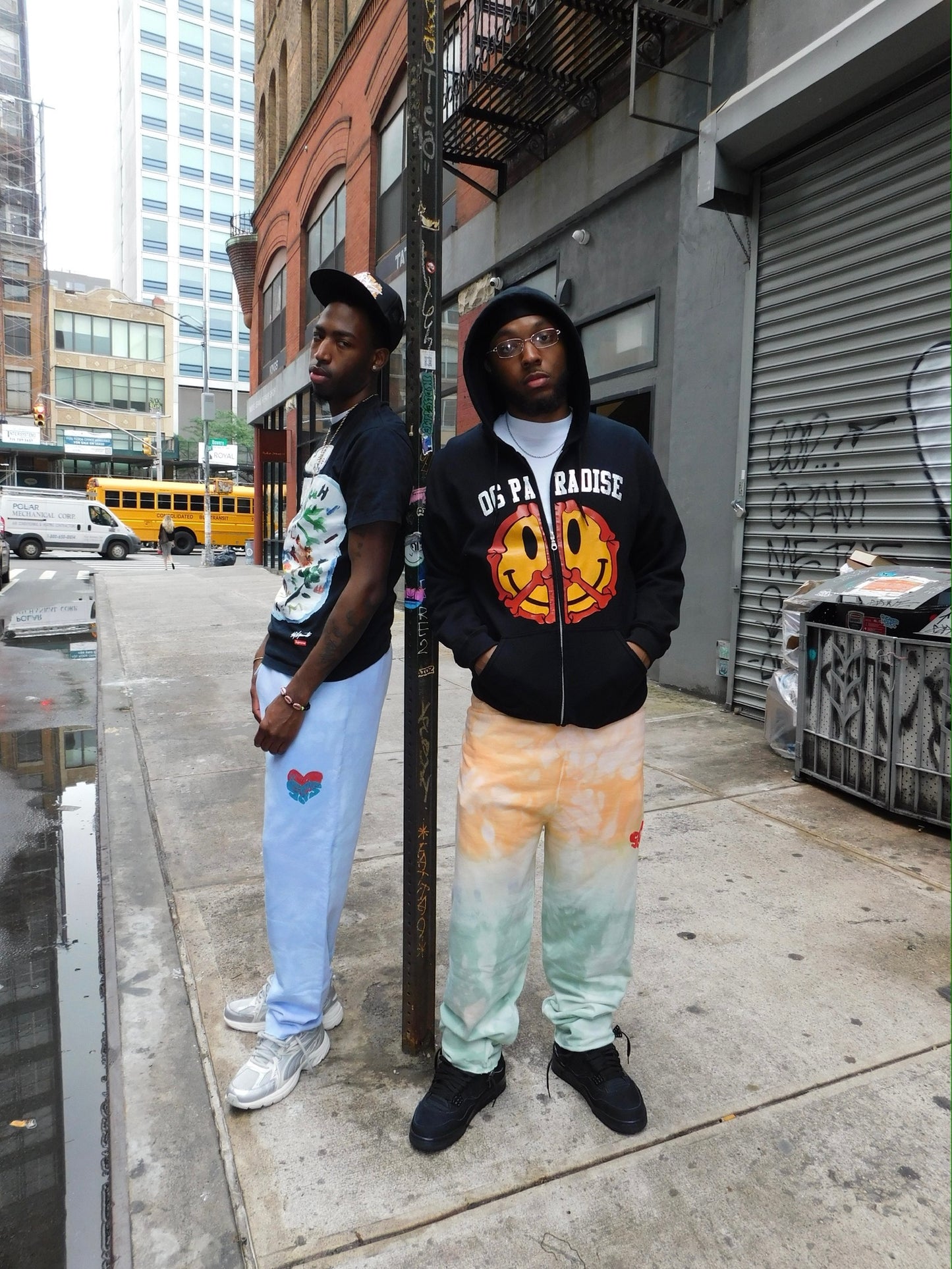 Blueberry Tie-dye Sweatpants