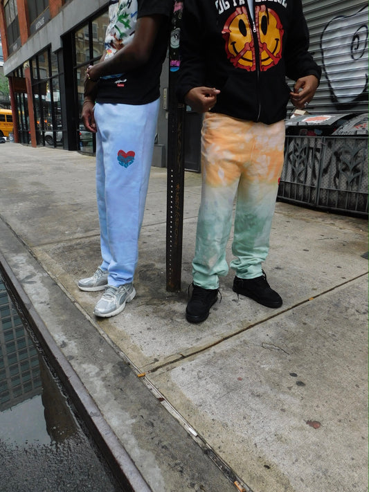 Blueberry Tie-dye Sweatpants